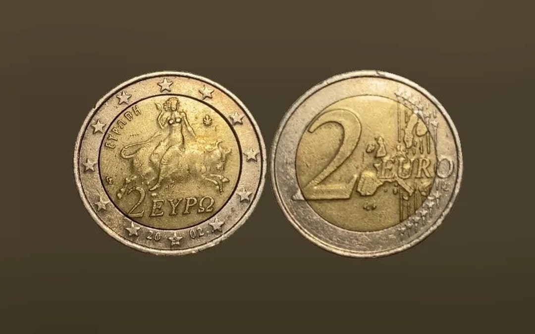 Moneda rara de 2 euros - Etsy México