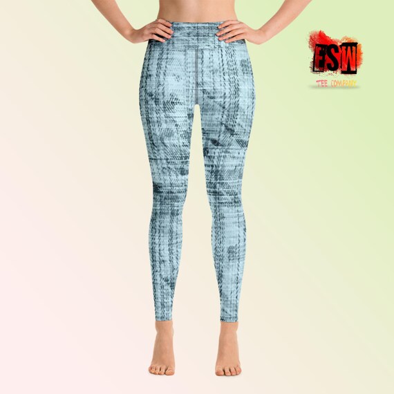 Denim print Yoga Leggings/Jeggings Women's Activewear