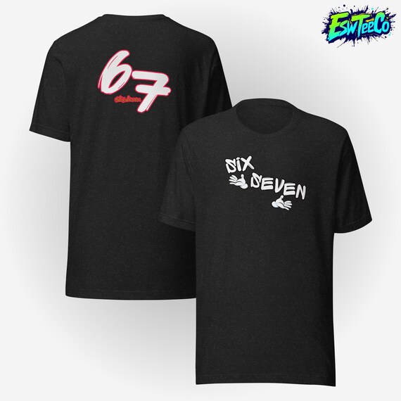 Six,Seven Trendy Graphic Print Tee 2 Men's Women's Unisex t-shirt