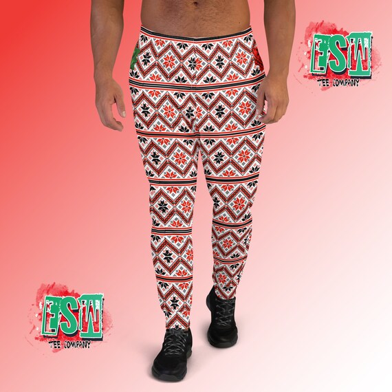Christmas Snowflake Pattern Men's/Unisex Joggers