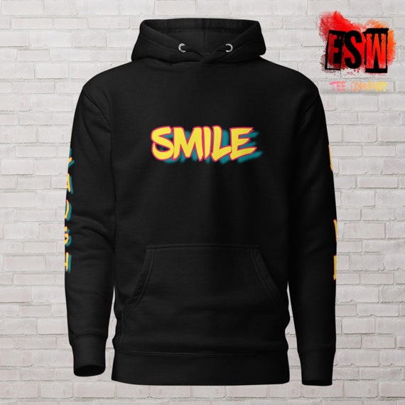 Smile funny motivational Unisex, Men's, Women's Hoodie