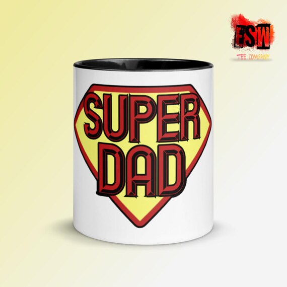 Super Dad Coffee Mug with Color Inside