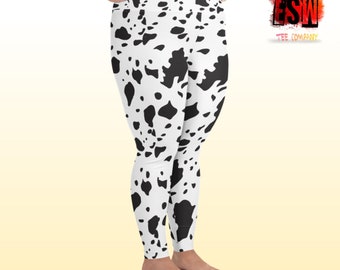 Leggings Donna Lunghezza Intera Con Stampa Righe Verticali – Bianco E Nero Halloween