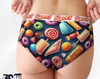 Sweets Print Women's Cheeky Briefs