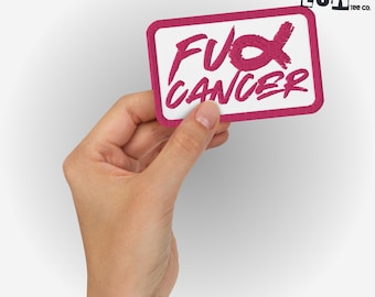 FU Cancer Embroidered patches for Cancer Awareness