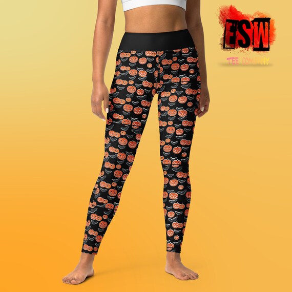 Halloween pumpkins Women's Yoga Leggings, Women's Activewear