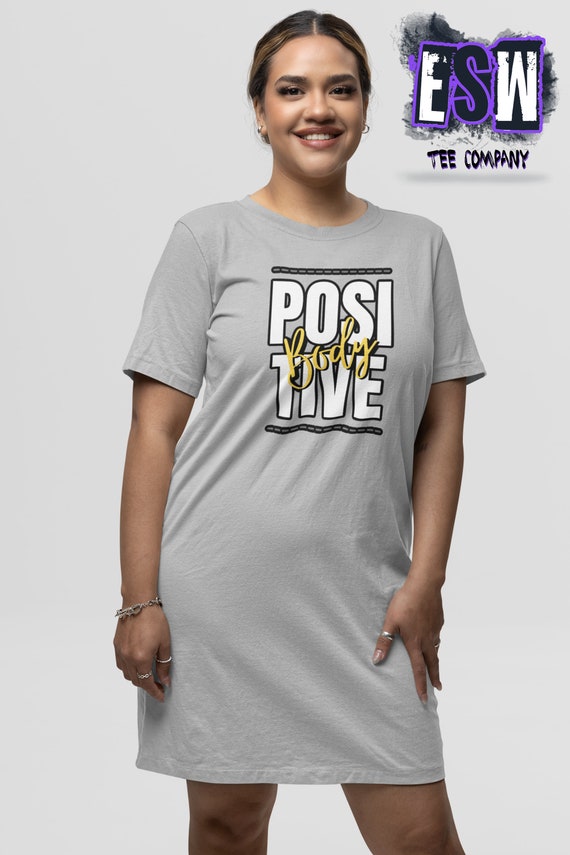 Body Positive Spinner Women's T-Shirt Dress