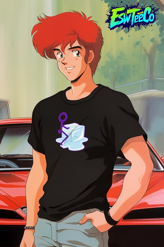 Subtle Funny Ice Graphic Print Tee Men's Women's Unisex t-shirt