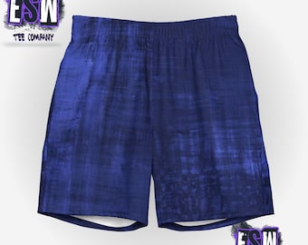 Bañador de hombre con estampado azul oscuro