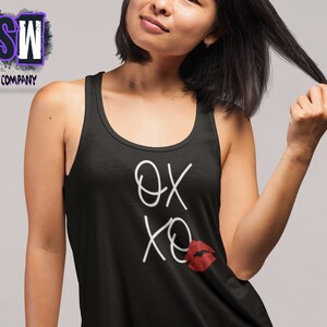 O's and X's Graphic print Women's Ideal Racerback Tank