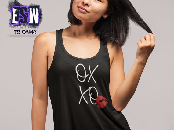 O's and X's Graphic print Women's Ideal Racerback Tank