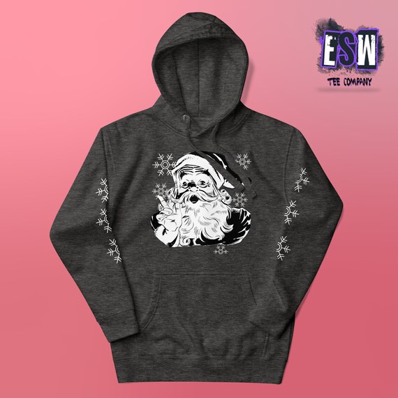 Santa Christmas Unisex, men's, women's Hoodie