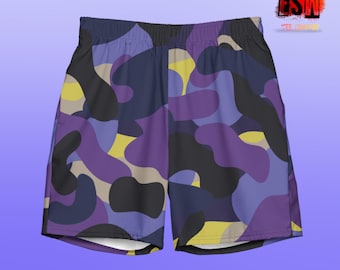 Bañador de hombre Camuflaje Morado