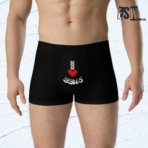 Love Bbws Graphic Print Men&#39;s Boxer Briefs,Men&#39;s Underwear