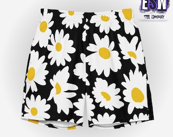 Los bañadores de los hombres con estampado de margaritas, el traje de baño de los hombres