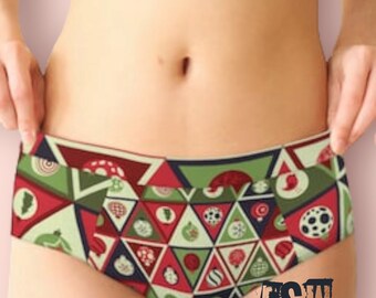 Christmas Women's Cheeky Briefs,Women's intimates