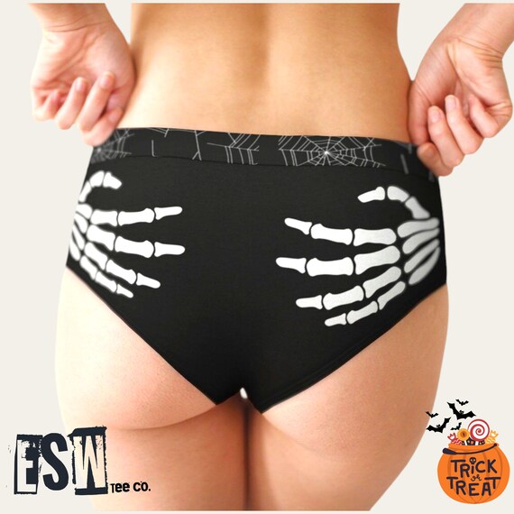 Halloween Skeleton Hands Women's Cheeky Briefs