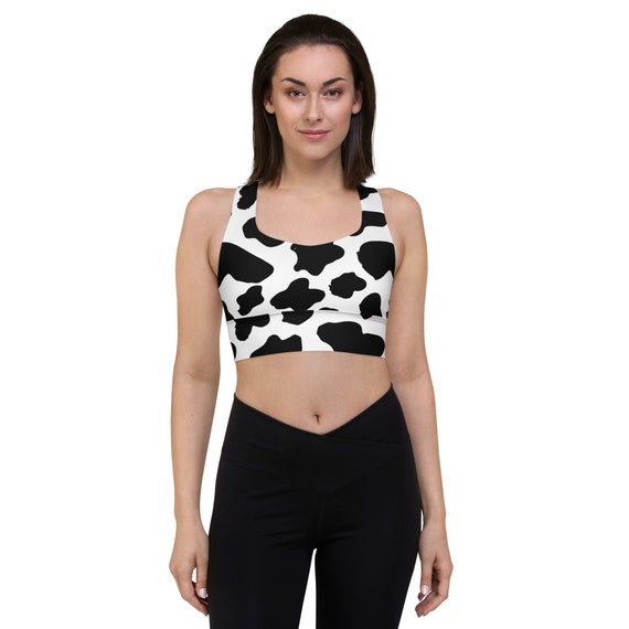 Animal Print Longline Sports Bra -  Australia