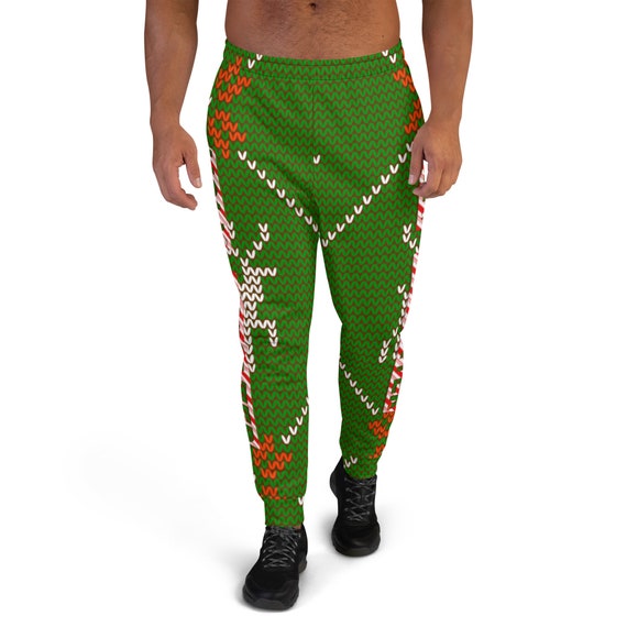 Christmas ugly sweatshirt printed Men's Joggers