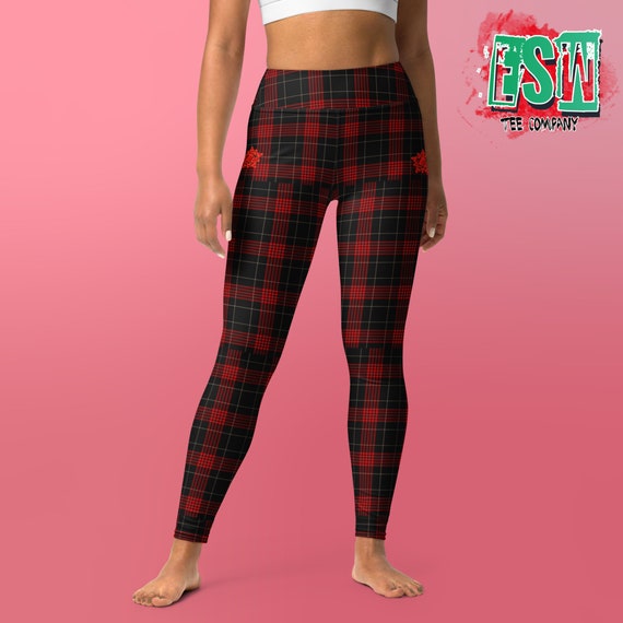 Holiday pattern Women's Yoga Leggings, Women's Activewear