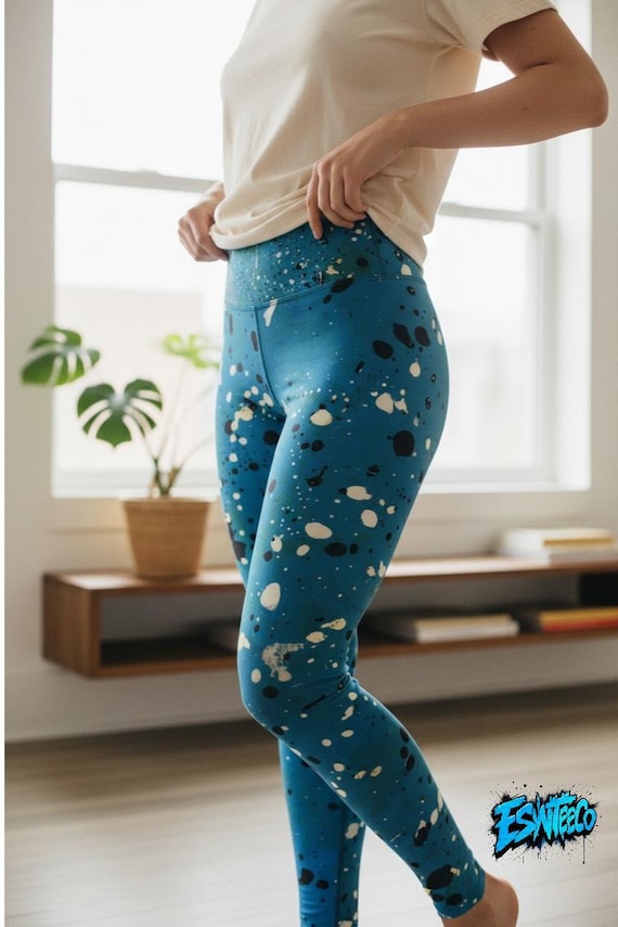 Blue paint Women's Yoga Leggings Women's Activewear