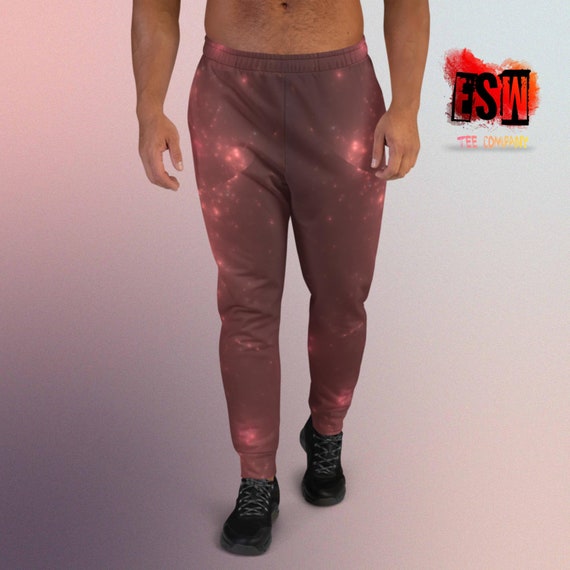 Crimson print Men's Joggers men's sweatpants