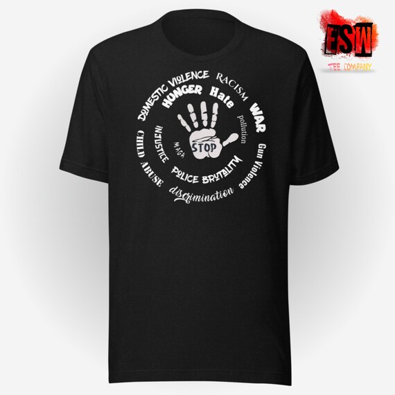 Stop Violence Unisex t-shirt