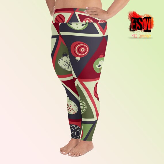 Christmas Holiday All-Over Print Plus Size Leggings
