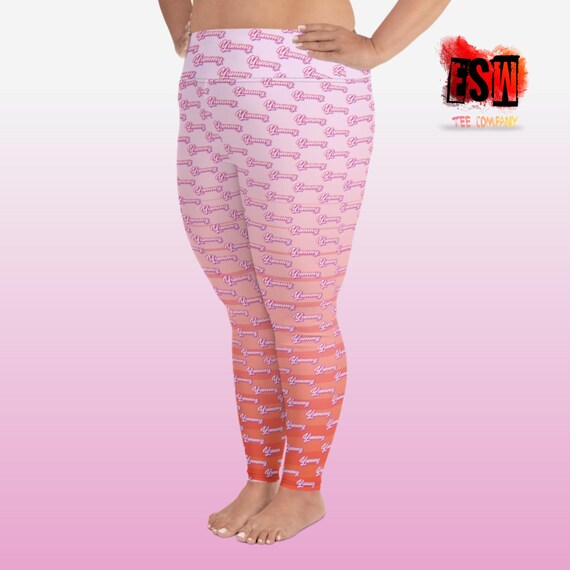 Yummy Sexy Plus Size Yoga Leggings Women's Activewear