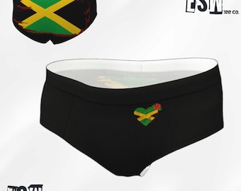 Jamaican Flag print Cheeky Briefs