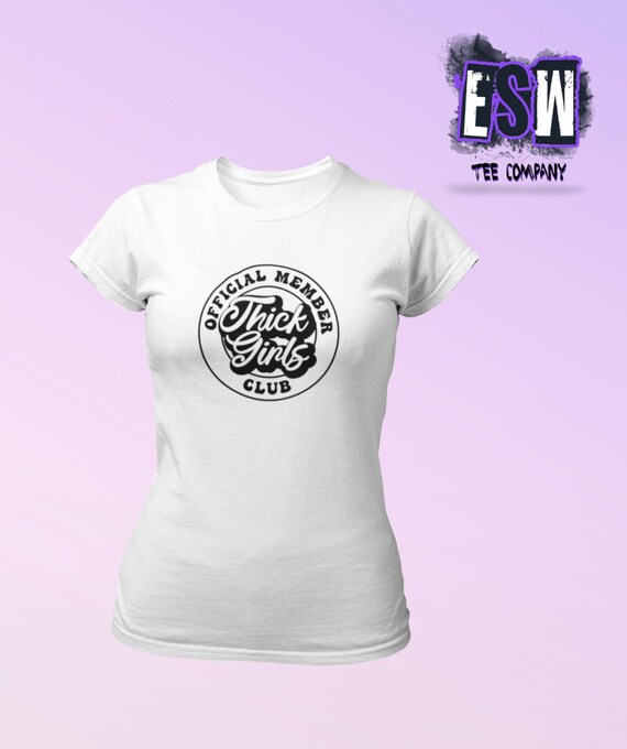 Offical Member Thick Girls Club Women's Relaxed T-Shirt