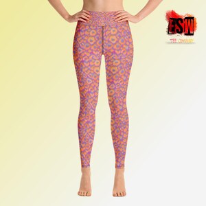 Pastel animal print Women&#39;s Yoga Leggings Women&#39;s Activewear