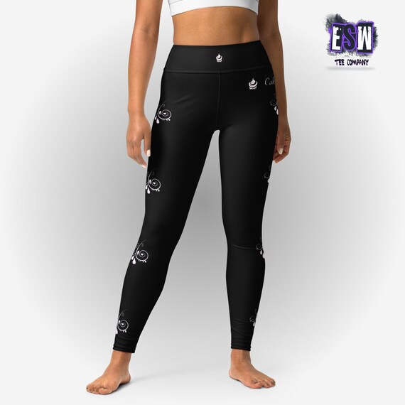 Cake collection Black Women's Yoga Leggings, Women's Activewear