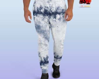 Denim print Men&#39;s Joggers