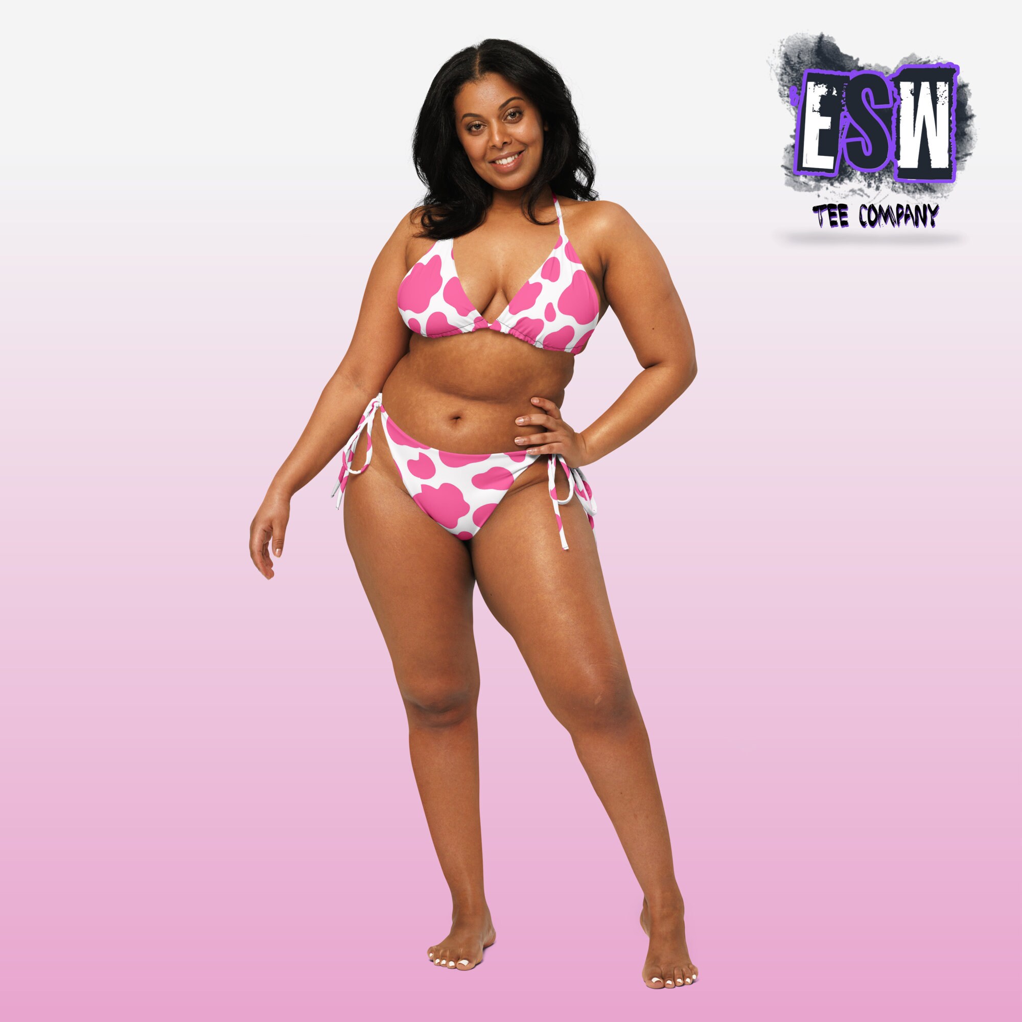 Buy Bikini  Hot Pink Bridal Non Padded Lingerie Set By Estonished