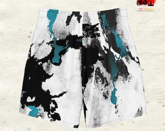 Bañador de hombre con estampado gráfico de arte abstracto
