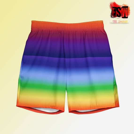 Maillot de bain arc en ciel pour homme Etsy France