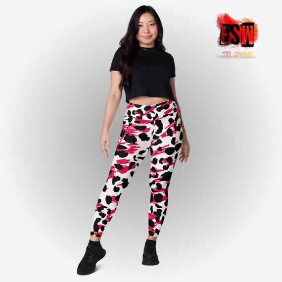 Lepoard print Yoga Leggings with pockets Women's Activewear
