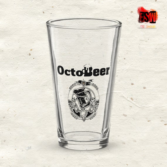 Octobeer/October Shaker pint glass