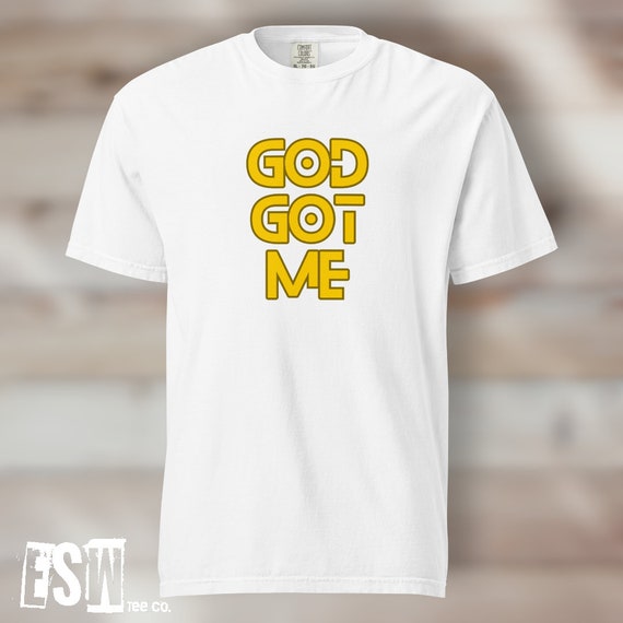 God Got Me Spiritual Motivational Unisex, Men's, Women's garment-dyed heavyweight t-shirt, Graphic tee