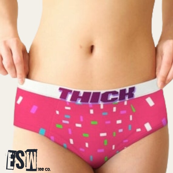 Thick funny patterned Women's Cheeky Briefs, Women's Briefs