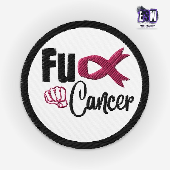 F Cancer Embroidered patch