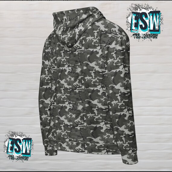 Grey Camouflage Blessed Unisex, Men