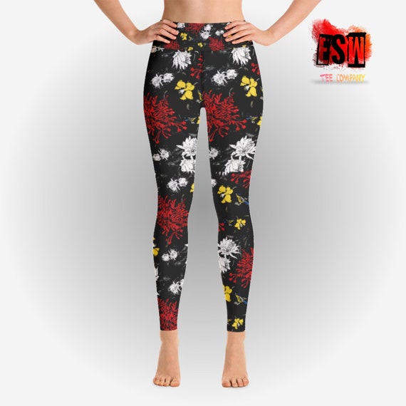 Floral print women's Yoga Leggings Women's Activewear