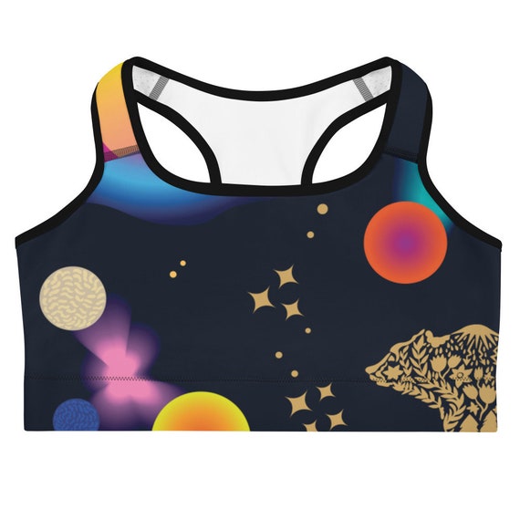 Stars and planets printed Sports bra