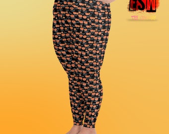 Leggings de yoga pour femmes, imprimé citrouille d'Halloween, grande taille, vêtements de sport pour femmes