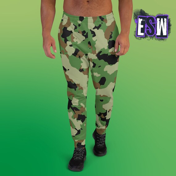 Men's Camouflage Joggers, Sweatpants