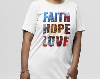 Faith Hope Love Frauen Spinner T-Shirt Kleid