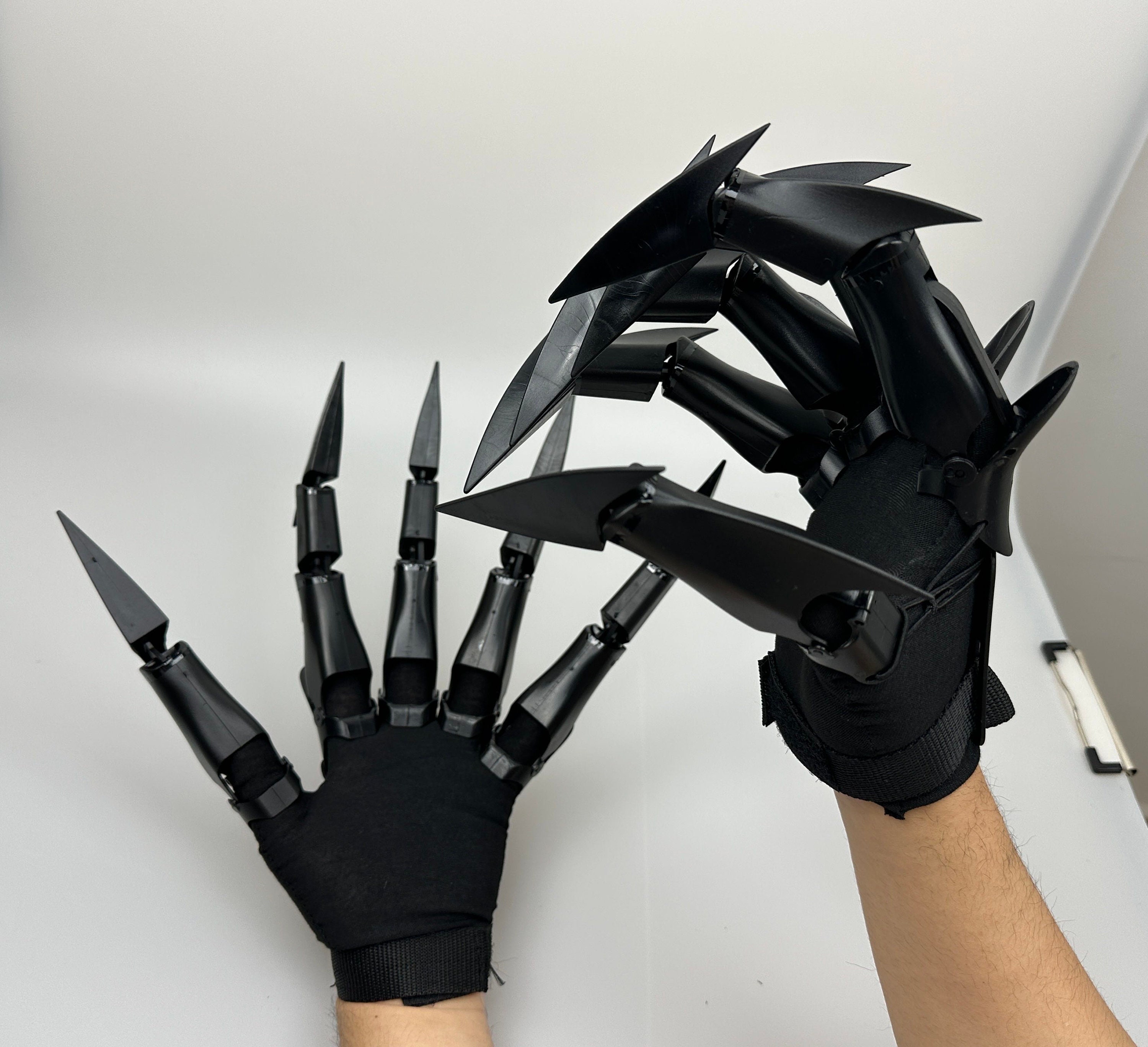 Heliltd 1pir Blck Long Gloves With Clws For Clws Kuwit | Ubuy