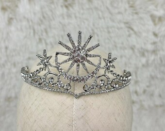 ACOTAR-Style crown, Star Tiaras, Art Nouveau Moon and Star Tiara, acotar lover gift, Feyre Archeron, crowns and tiaras, feyre crown